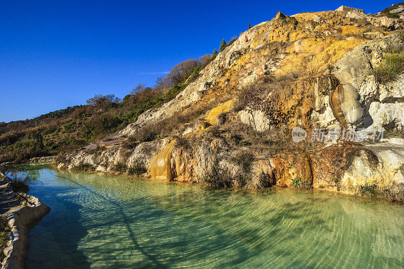 Valle del Mulini, Bagno Vignoni，意大利